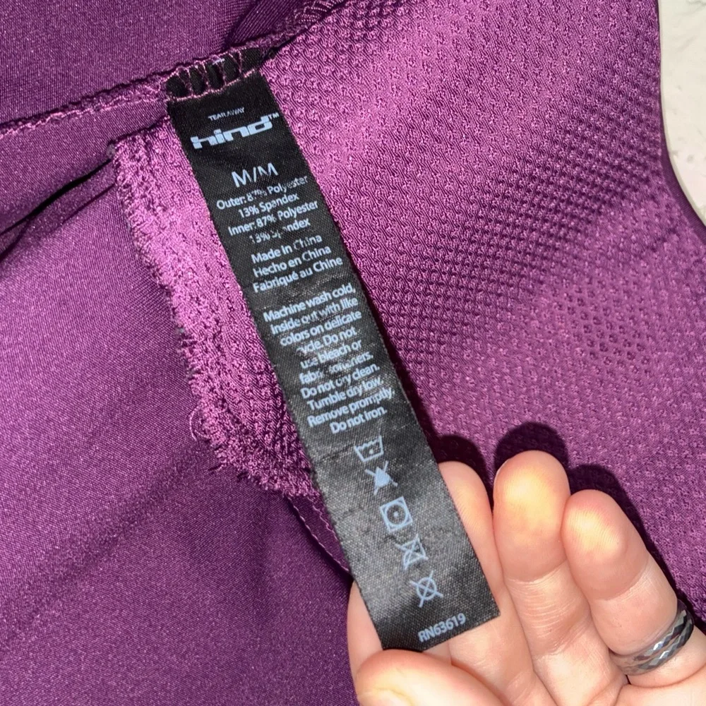 Hind Plum Zip-Up Lightweight Workout Jacket - Picture 5 of 10